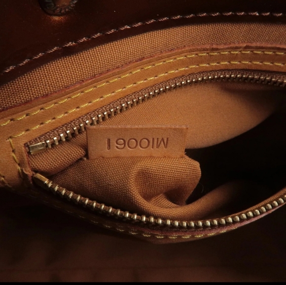 Louis Vuitton Vintage Monogram Vernis Reade PM Tote Bronze Brown M91146 MI1001 A - Picture 10 of 13